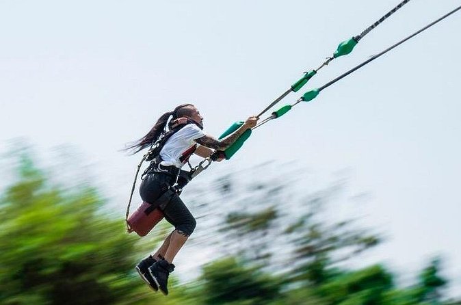 Adrenaline is at its peak with the human slingshot - Safety and staff style, the thing that makes people recommend it