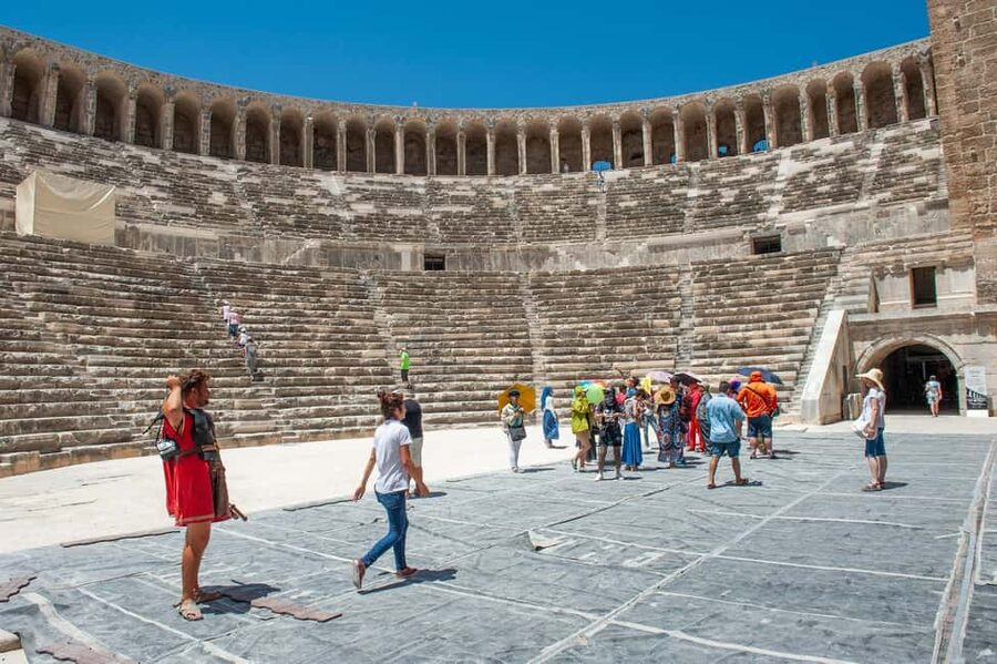 Alanya: Aspendos, Kursunlu Waterfalls and City of Side Tour - Aspendos Theatre, the Roman Masterpiece You Still Feel