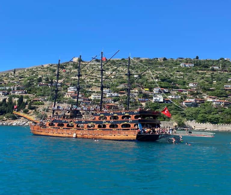 Alanya: Luxury Pirate Boat with Lunch & Unlimited Drinks - Key things to know before you go on GRAND TROYS07