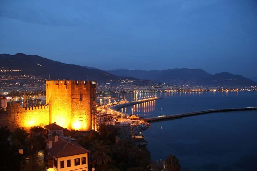 Alanya Night Tour: Castle, Cable Car & Cleopatra Beach - Start at 17:00, meet by Sherlock Restaurant