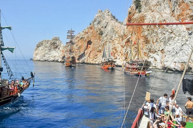Alanya Pirate Boat Tour with Foam Party Soft Drinks & Transfer - Incekum 1 Mesire Yeri: Your 45-Minute Final Swim Window