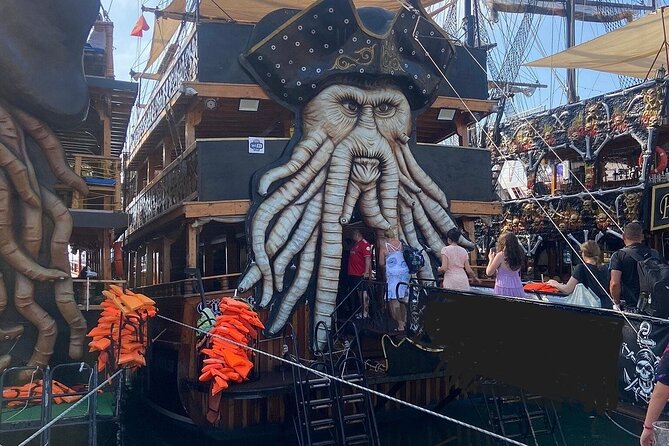 Alanya Pirate Boat Tour with Foam Party Soft Drinks & Transfer - Coastal Sights and Pirate Caves: The Morning Route