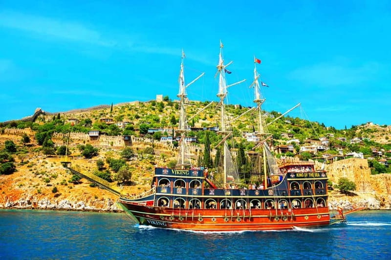 Alanya: Pirate Boat Tour with Food and Drinks - Foam Party, Music, Games, and the Best Part of the Middle of the Day