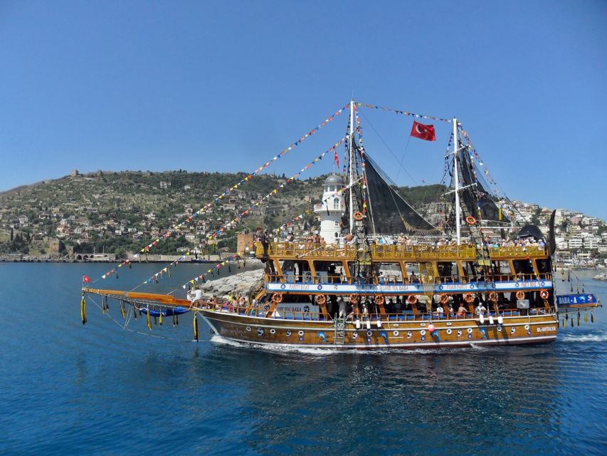 Alanya Pirate Boat Trip with Lunch, Swimming & Foam Party - Key highlights in plain terms