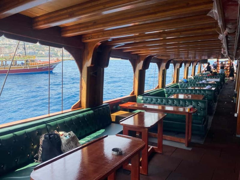 Alanya: Pirate Boat with Pickup, Lunch, & Unlimited Drinks - Swim breaks and open-sea time: how long you are actually in the water