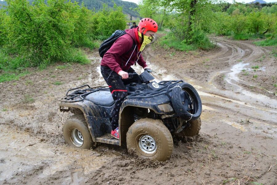 Alanya: Quad Bike Safari - From Your Hotel Security Gate to the Training Yard