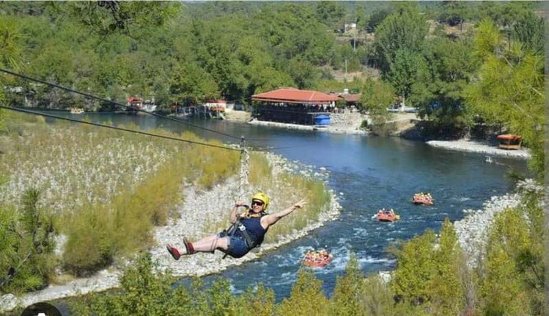 Alanya/Side/Belek: Rafting Mix W/Jeep, Quad, Zipline options - Rafting at Köprülü Canyon: Level 2, real guide, real safety