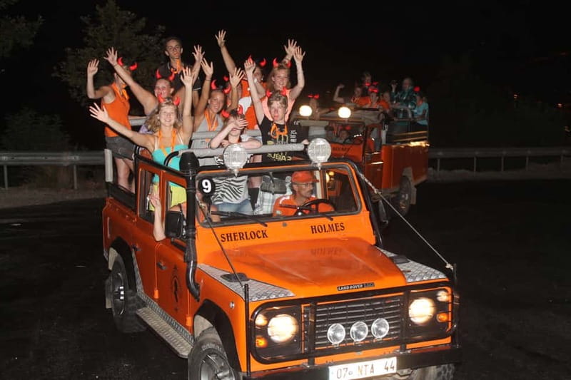 Alanya: Sunset Night Safari with Boat Trip with Dinner - Key highlights you should care about