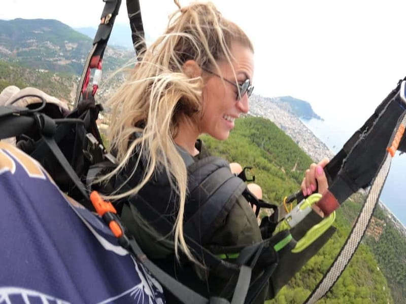 Alanya: Tandem Paragliding Experience with Video Option - The hands-on “getting ready” moment before you fly