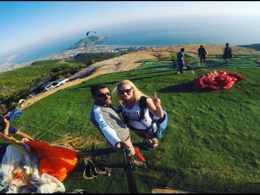 Alanya: Tandem Paragliding Flight to Cleopatra Beach - What you feel during flight, the quick run and the two-part sky time