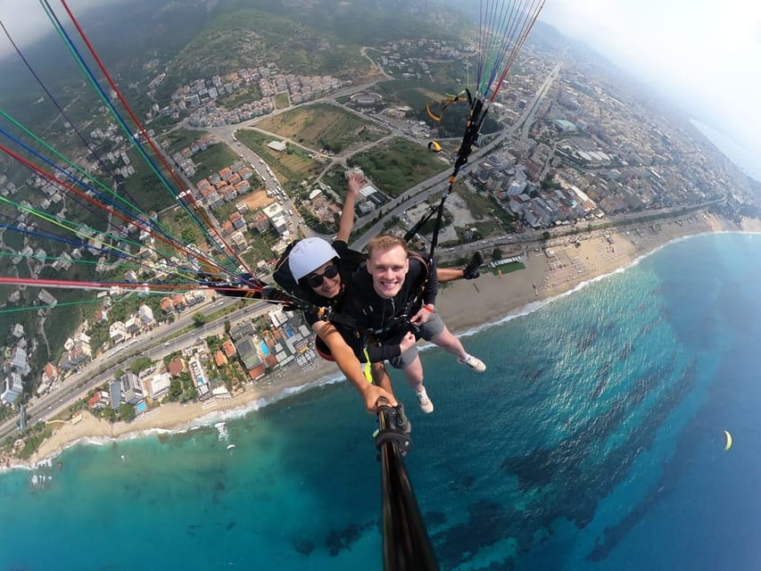 Alanya: Tandem Paragliding Flight to Cleopatra Beach - Price reality: $32 base rate plus the 20 Euro zone fee and optional photos