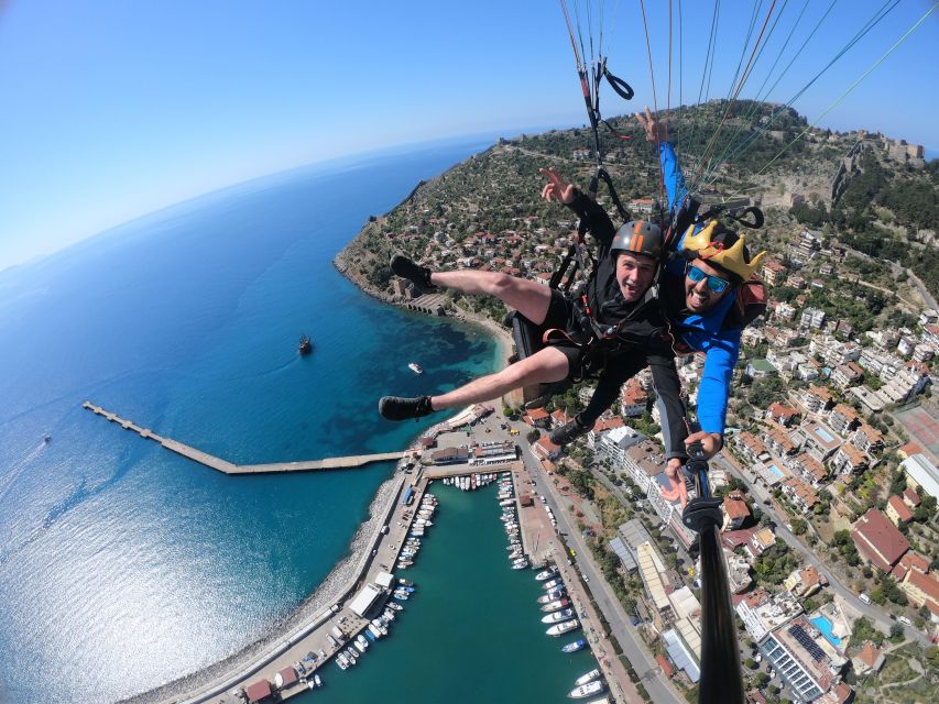 Alanya: Tandem Paragliding Over a Castle and the Sea - The 700m Launch: Watching Alanya Castle Disappear Under You