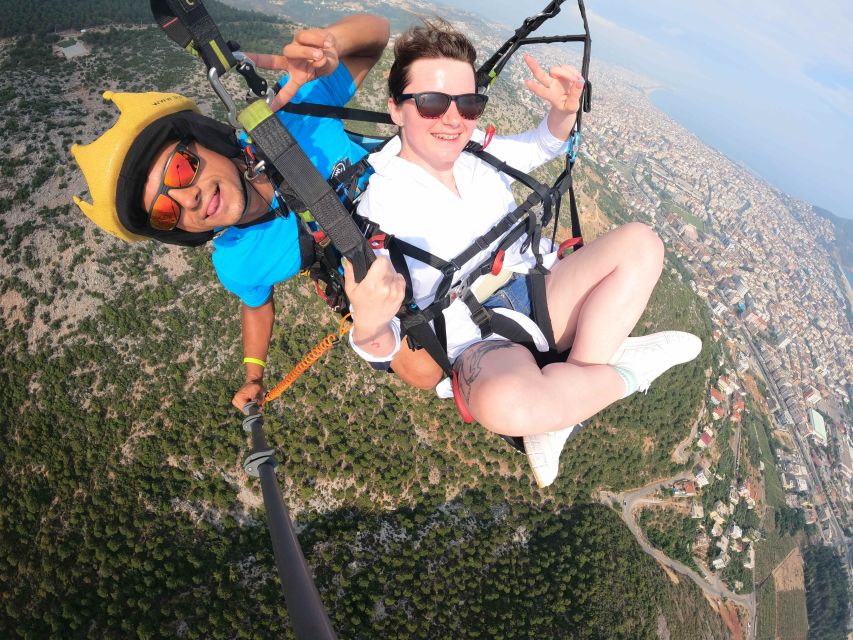 Alanya: Tandem Paragliding Over a Castle and the Sea - Thermals, Maneuvers, and the Short Moment You Can Try to Fly
