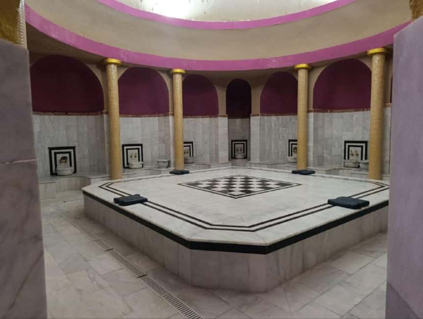 Alanya: Turkish Bath, Sauna, Pool, Jakuzi Massage Spa Center - Pool and Jacuzzi time, plus the lounge with wine and fruit