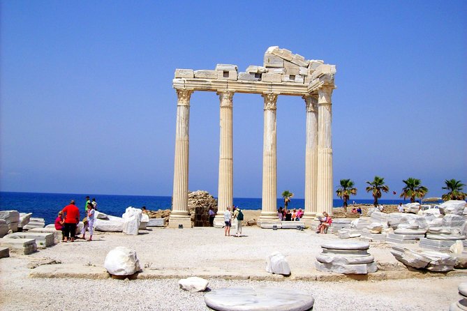 Ancient Perge, Aspendos Amphitheater and City of Side Tour - Side and Apollon Temple: Sea Views, Columns, and a Different Kind of Ancient Wonder