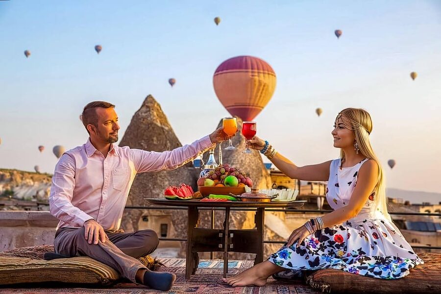 Antalya: 2-Day Guided Cappadocia Tour with Cave Hotel Option - Day Two: Sunrise Balloon Weather Check, Then Uchisar and Pigeon Valley