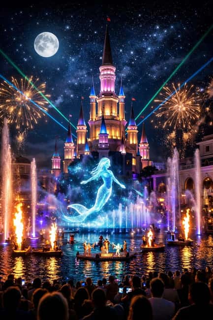 Antalya,Alanya,Side,Kemer Land Of Legends Night Show - Land of Legends Night Show, in plain English