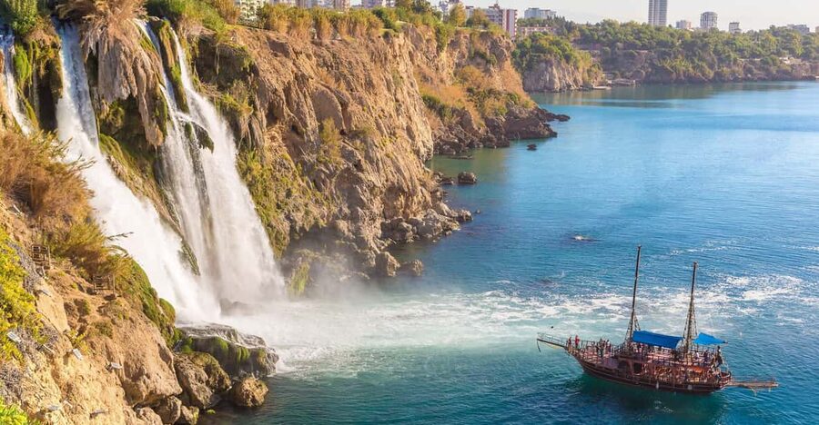 Antalya: Beach & Waterfalls Boat Trip w/ Lunch & Soft Drinks - How Lara Beach and Two Waterfalls Set the Tone
