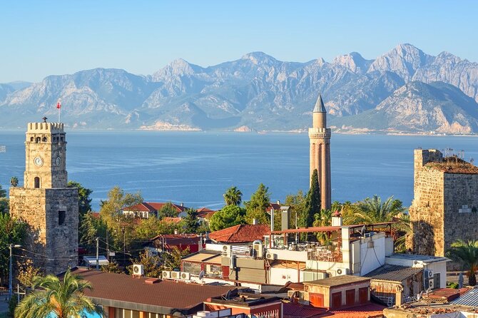 Antalya City Tour with Boat Tour and Waterfalls - Kaleici Old Town: walking inside 2,150 years of walls