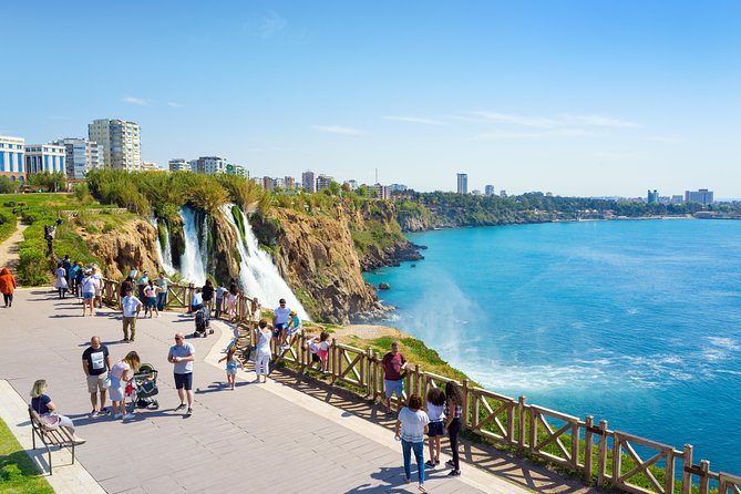 Antalya: City Tour with Boat Trip, Old Town & Waterfalls - Kaleici Old Town, Clock Tower, and Hadrian’s Gate: Your Free Time Shortcut