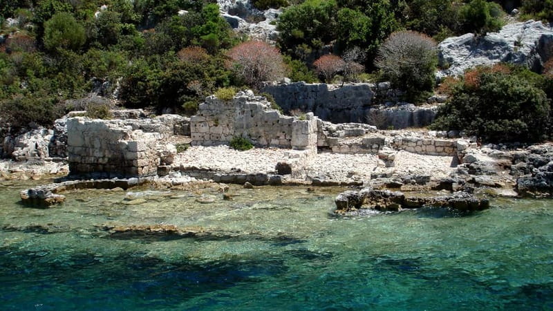 Antalya: Demre, Myra & Kekova Sunken City Guided Tour - Myra on the River Myros: amphitheater and Lycian rock-cut tombs