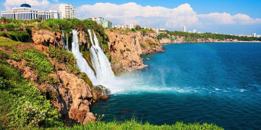 Antalya: Duden Waterfall Relax Boat Trip with Lunch - Lara Bay coast, caves, and the photo-worthy coastal stops