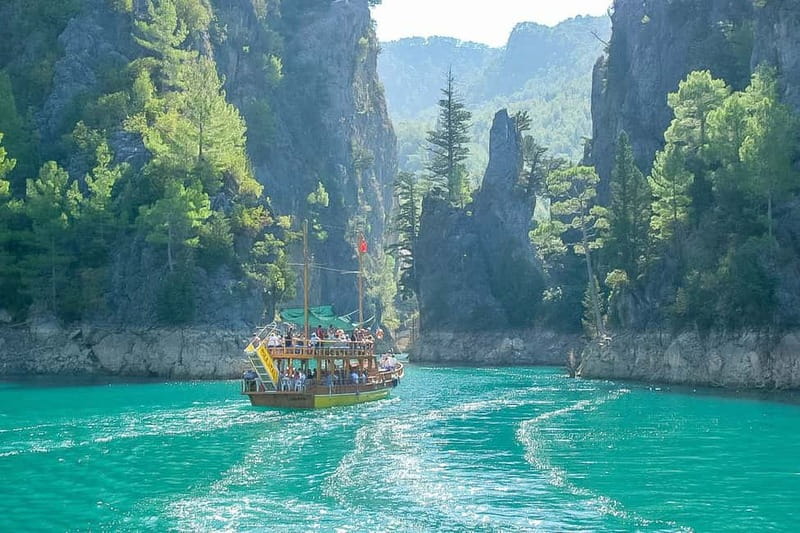Antalya: Green Canyon Boat Trip w/Lunch near Green Lake - Antalya Pickup to the Canyon: The Bus Ride You Can Actually Relax On