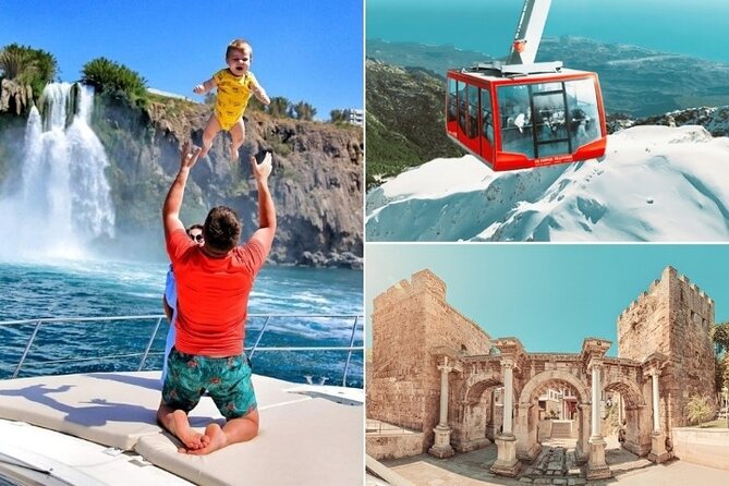 Antalya : Guided Old City Tour w/Cable Car&Waterfalls & Boat Trip - Olympos Teleferik Cable Car: The View That Makes the Day Worth It