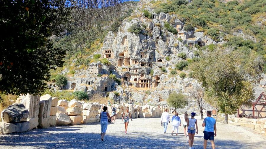 Antalya/Kemer: Kekova Sunken City, Demre & Lycia Day Tour - Demre and St. Nicholas Church, where the Santa story gets specific