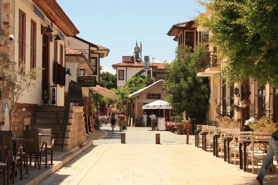 Antalya/Kemer: Old City, Waterfalls, Olympos Cable Car, Boat - Kaleici Old Town on foot: Hadrianus Gate, Fluted Minaret, and the clock tower