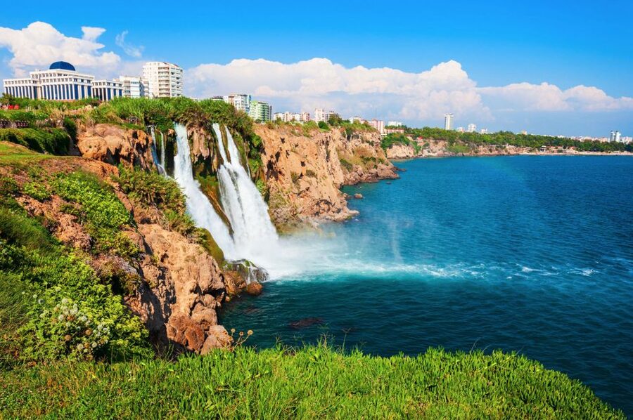 Antalya/Kemer: Old City, Waterfalls, Olympos Cable Car, Boat - Old Town after the falls: shopping time and harbor views
