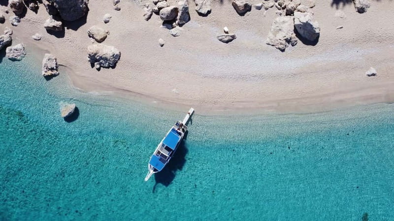 Antalya/Kemer: Porto Genoese Boat Trip and Mud Bath w/ Lunch - From Antalya, Lara, or Belek to the Boat Port