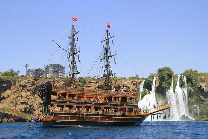 Antalya Lara Pirate Boat Day Trip with Lunch & Soft Drink - The Big Idea: Waterfalls Plus a Real Boat Day
