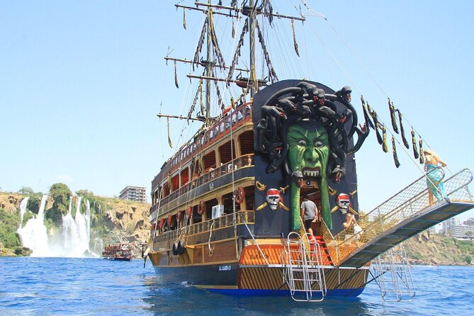 Antalya Lara Pirate Boat Day Trip with Lunch & Soft Drink - Stop 2: Lower Düden Waterfalls, Another 1 Hour to Get Your Shots