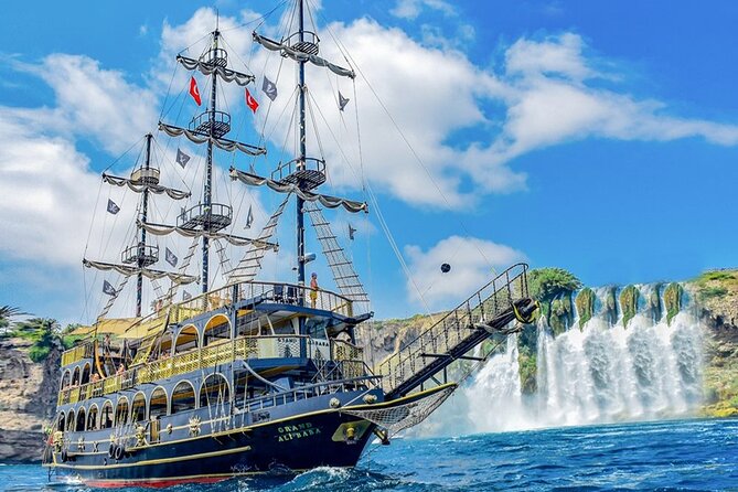 Antalya Lara Pirate Boat Trip w/Soft Drinks, Lunch & Pickup - Key Highlights at a Glance