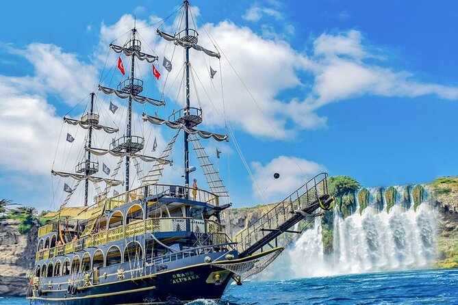 Antalya Lara Pirate Boat Trip w/Soft Drinks, Lunch & Pickup - Lunch and Soft Drinks: Included, but Know the Limits