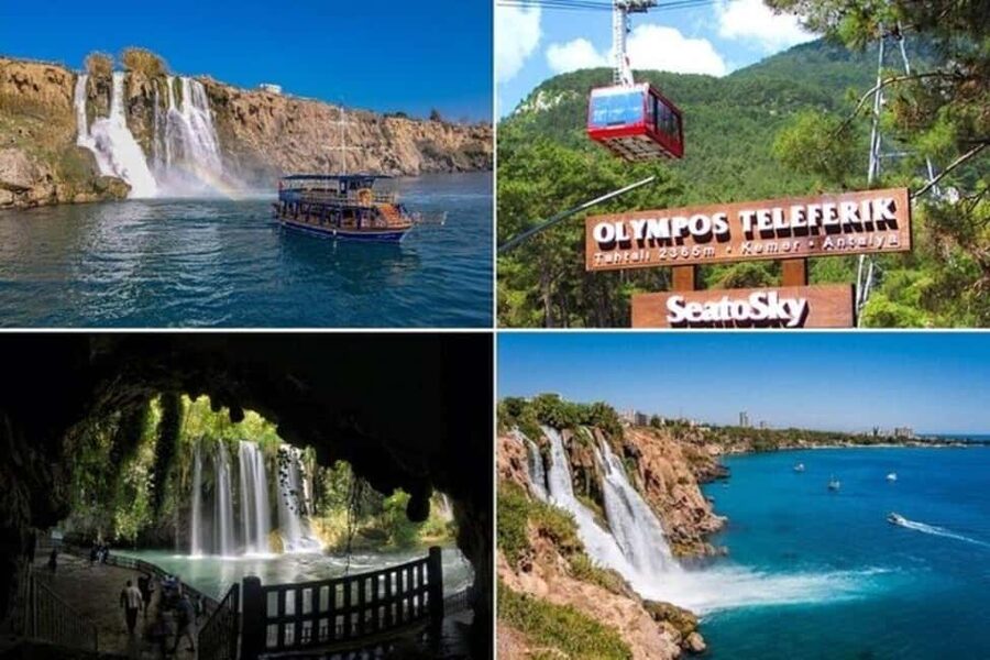 Antalya : Old City Tour w/Cable Car & Waterfalls & Boat Trip - Key highlights that make this tour click