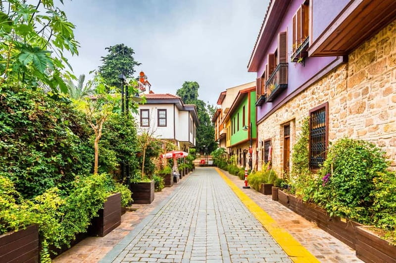 Antalya: Old Town Walking Tour with Turkish Tea and Baklava - Old Harbor in Kaleici: Boats, Docks, and Sunset-Style Framing