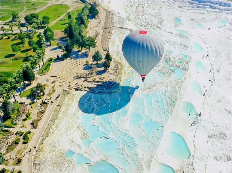 Antalya: Pamukkale Tour with Hot Air Balloon and Lunch - Pamukkale on Foot: Travertines, Springs, and the Time to Enjoy It