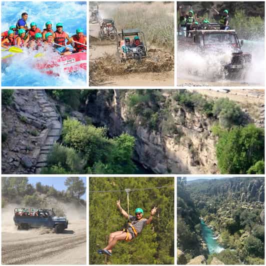 Antalya: Rafting Jeep Buggy&Quad Safari zipline canyon visit - Quad or buggy safari, trading paddles for throttle