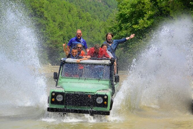 Antalya: Rafting, Jeep Safari, Buggy & Zipline 4-in-1 Combo Tour - Jeep safari in Köprülü Canyon National Park: fun views, mixed feelings about driving