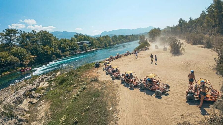 Antalya/Side: Quad, Buggy, Rafting & Zipline Tour with Lunch - Zipline Over the River: Fear-Friendly Thrills