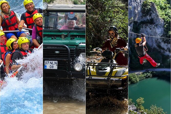 Antalya Super Combo W/Rafting ,Jeep Safari ,Quad Biking & Zipline - Key highlights worth getting excited about