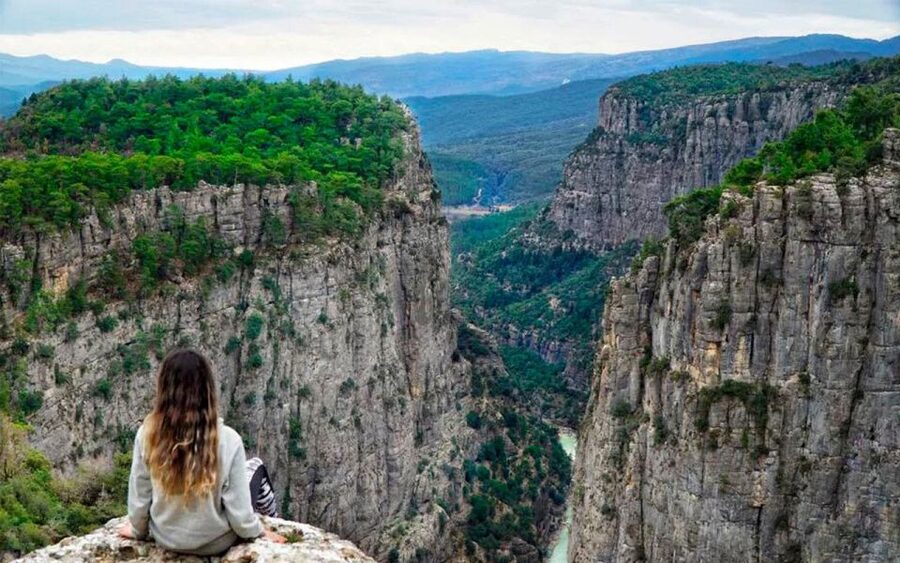 Antalya: Tazı Canyon - Rafting Combo Tour w/Pick Up - Tazı Canyon by open-top cabrio bus: the view-first payoff
