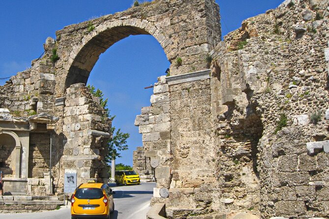 Antalya Tour To Perge Aspendos And Side With Manavgat Waterfall - Side for lunch and sea views, with admission included