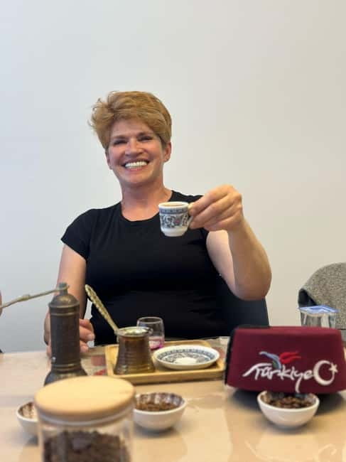 Antalya:Turkish Coffee Workshop + Fortune Telling + Gift Set - Grinding and cezve brewing: your hands-on Turkish coffee moment