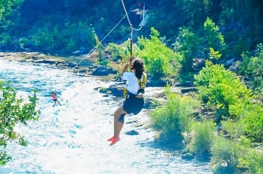 Antalya: Ziplining, Rafting, Jeep Tour & Quad Safari w/Lunch - Ziplining After White Water: Safety Briefing and Real Thrill Time