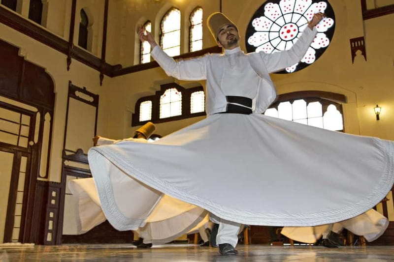 Authentic Whirling Dervish Ceremony, A Mystical Experience - The Hodjapasha setting adds meaning (and a few practical comforts)