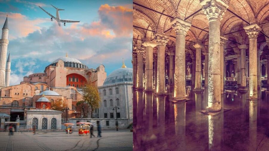 Basilica Cistern & Hagia Sophia with Optional Topkapi Palace - Basilica Cistern: Roman engineering plus a slow, cool atmosphere