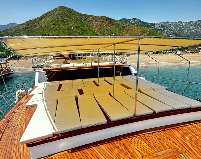 Belek/Antalya/Kemer: Suluada Sunset Boat Tour with Dinner - Second bay and Maldives Beach: where the water wins